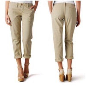 TRUE RELIGION JORDAN BOYFRIEND KHAKI PANTS SIZE 24